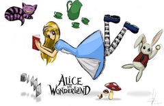 Alice In Wonderland By Ookamipuppy