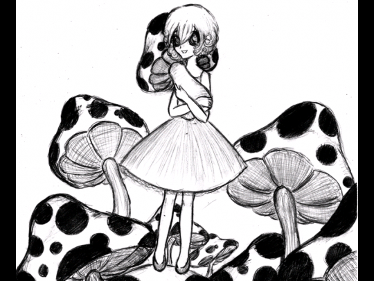 The Mushroom Girl By Ookamipuppy