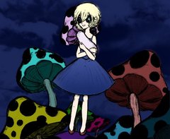 The Mushroom Girl Painted
