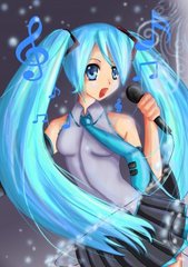 Miku Vocaloid By stephainestarfire