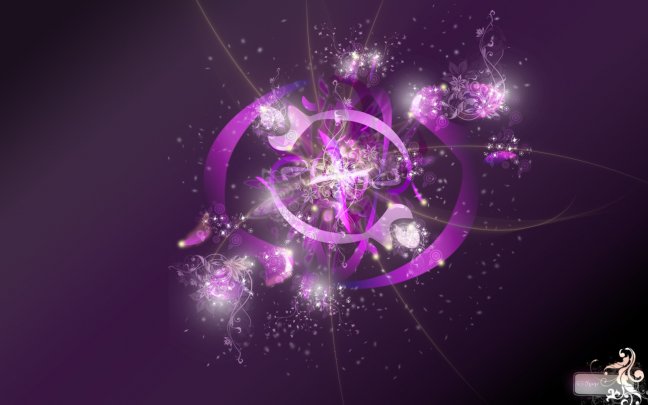 Abstract Violet Wallpaper By Szuzi