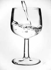 Wine Glass Of Water By Desiangel1
