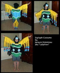 Sigilyph Costume By LaSpliten