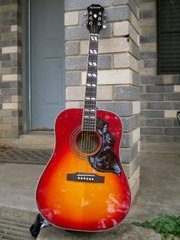 Hummingbird Acoustic Guitar