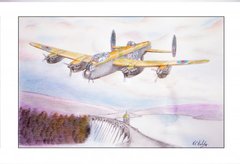 Lancaster Bomber Over Elan Valley