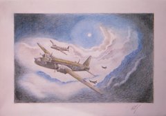 Wellington Bomber Night Flight By Boldy