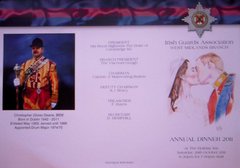 Irish Guards Menu By Boldy