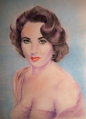 Elizabeth Taylor 1950 By Boldy